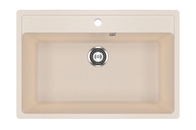 Изображение товара Врезная кухонная мойка из искусственного камня 76х51 см U-600-328