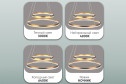 Люстра SEVEN FIRES Хелин 20 кв.м., LED, 60 см