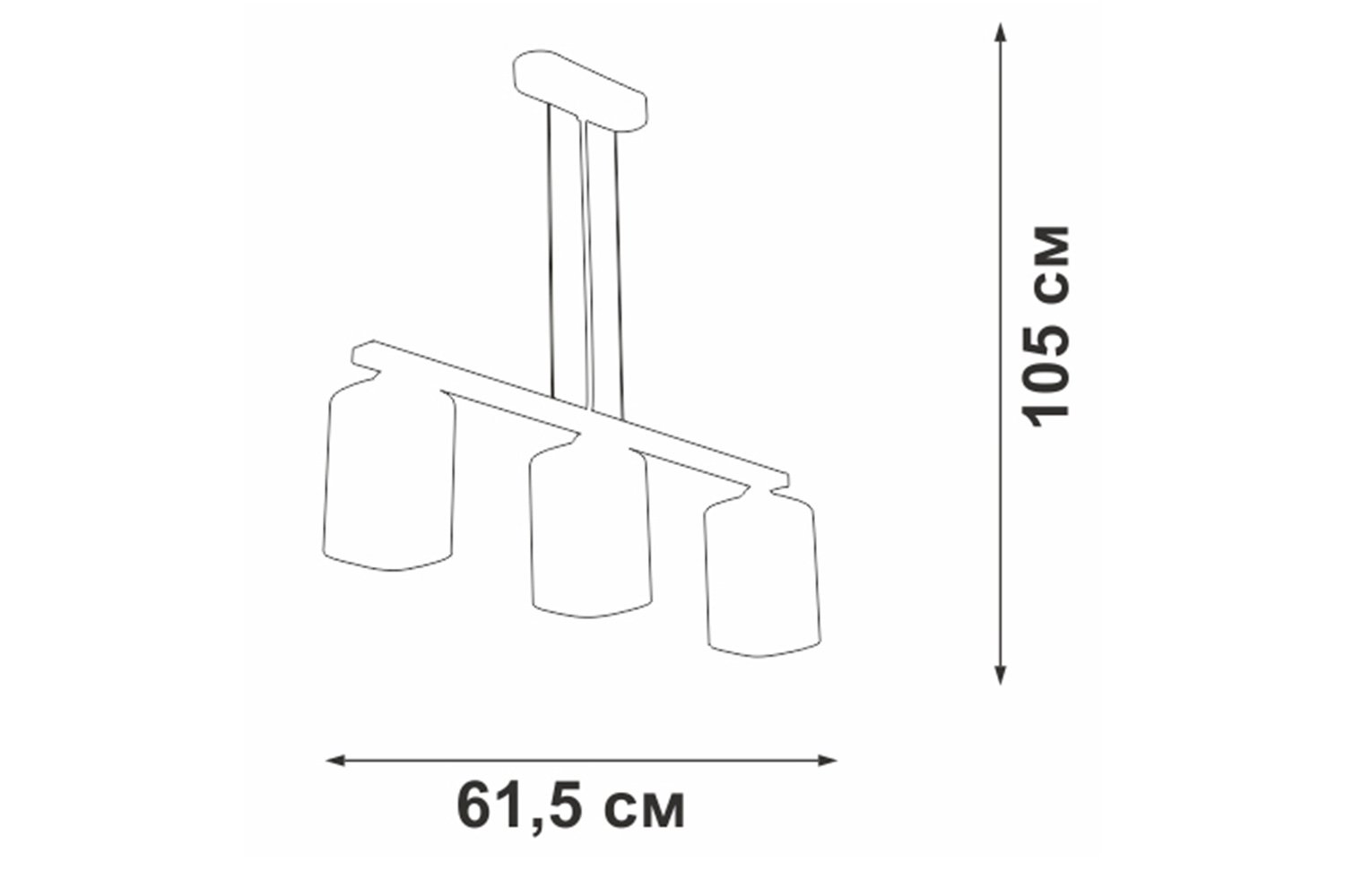 фото Люстра v3996-1/3s vitaluce