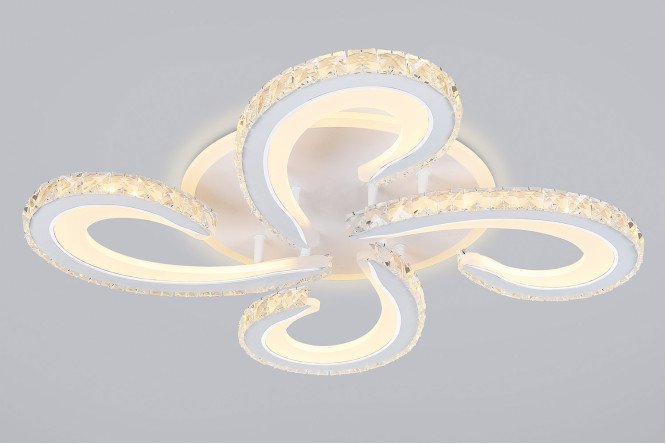 Светильник потолочный AMBRELLA LIGHT Acrylica 26 кв.м., 56x9x56 см, LED