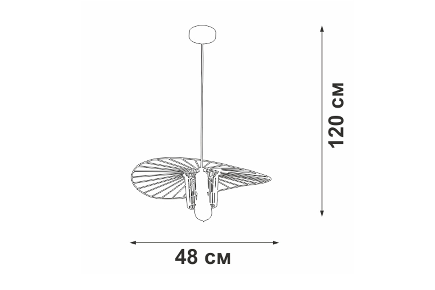 фото Люстра v4918-1/1s vitaluce