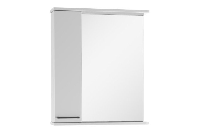 Изображение товара Стильный шкаф-зеркало Айсберг Классик 60 левый 60.6х71.6х15 см