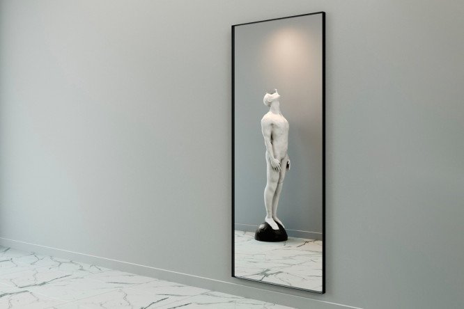 Фото 9 Зеркало в раме GENGLASS Halfeo slim 80х200 см