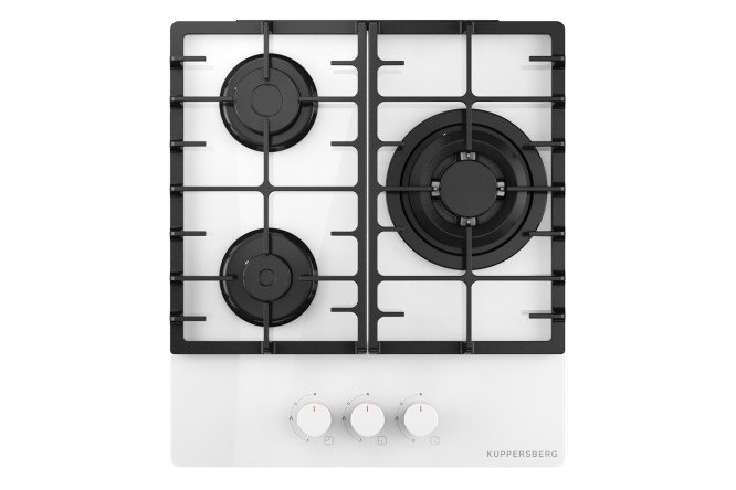 Изображение товара Газовая панель KUPPERSBERG High-tech FG 46 W 45 см с 3 зонами нагрева