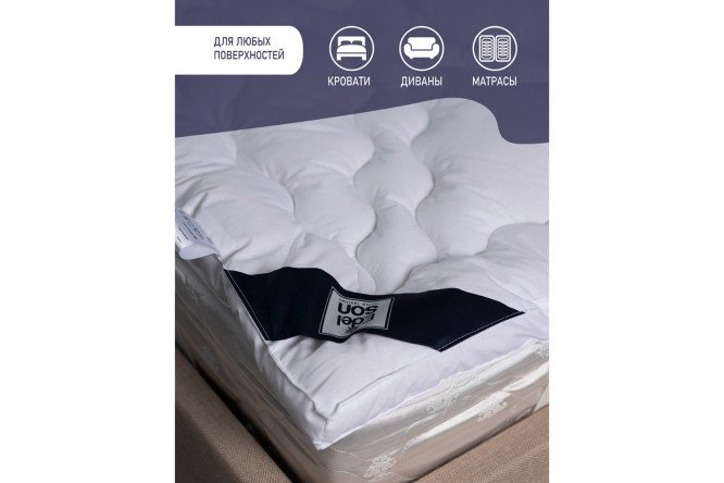 Наматрасник-топпер EDELSON Merino wool 160х200 см
