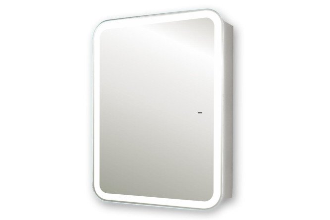 Изображение товара Зеркало-шкаф Фиджи Flip 50 ИК LED с подсветкой и сенсором, универсальный