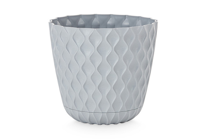 Изображение товара Горшок для цветов Wave 17.5х16 см, 2.5 л утренний туман