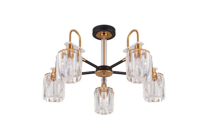 Изображение товара Люстра EUROSVET Tenia 23 кв.м., 63x34x63 см, E14 - стильное освещение для дома