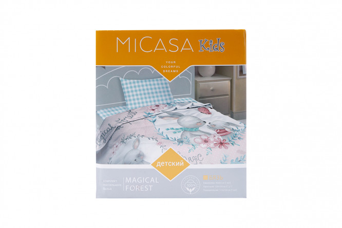 Фото 8 Комплект постельного белья MICASA Magical forest 115х150 см