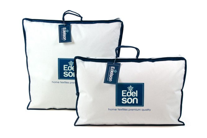Подушка EDELSON Pure 50х70 см, Полиэфирное волокно