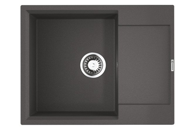 Изображение товара Врезная мойка с крылом OMOIKIRI Daisen 65T-PL 65х51х21 см из tetogranit