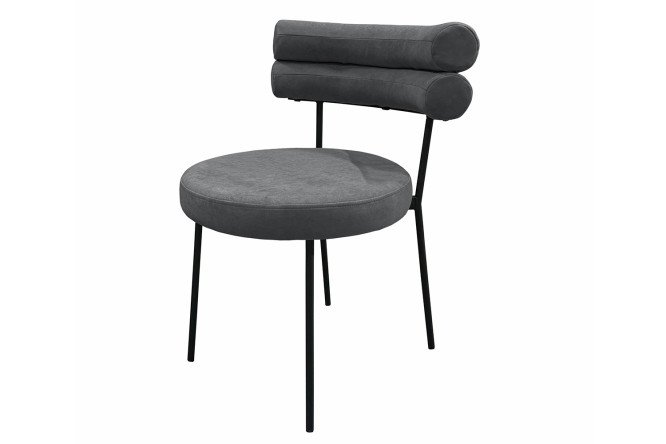 Изображение товара Стул Malta 57х75х58 см с велюровой обивкой и металлическими ножками