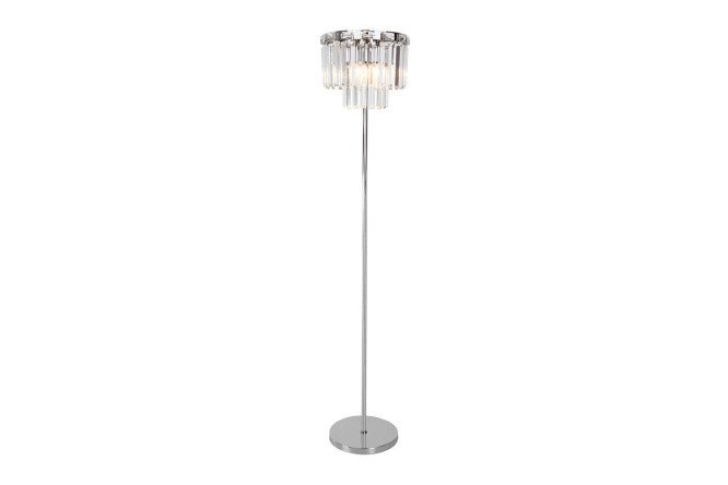 Светильник напольный с выключателем EUROSVET Elegante 30x165x30 см, E14