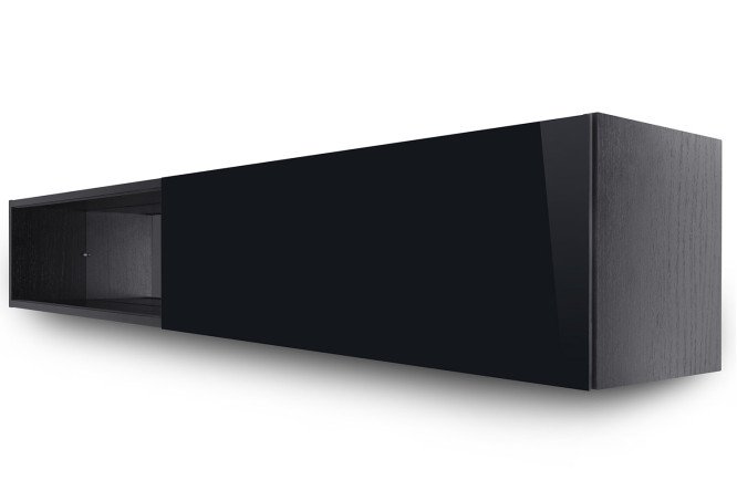 Изображение товара Навесной модуль MD Color черный 150x25x25 см для хранения