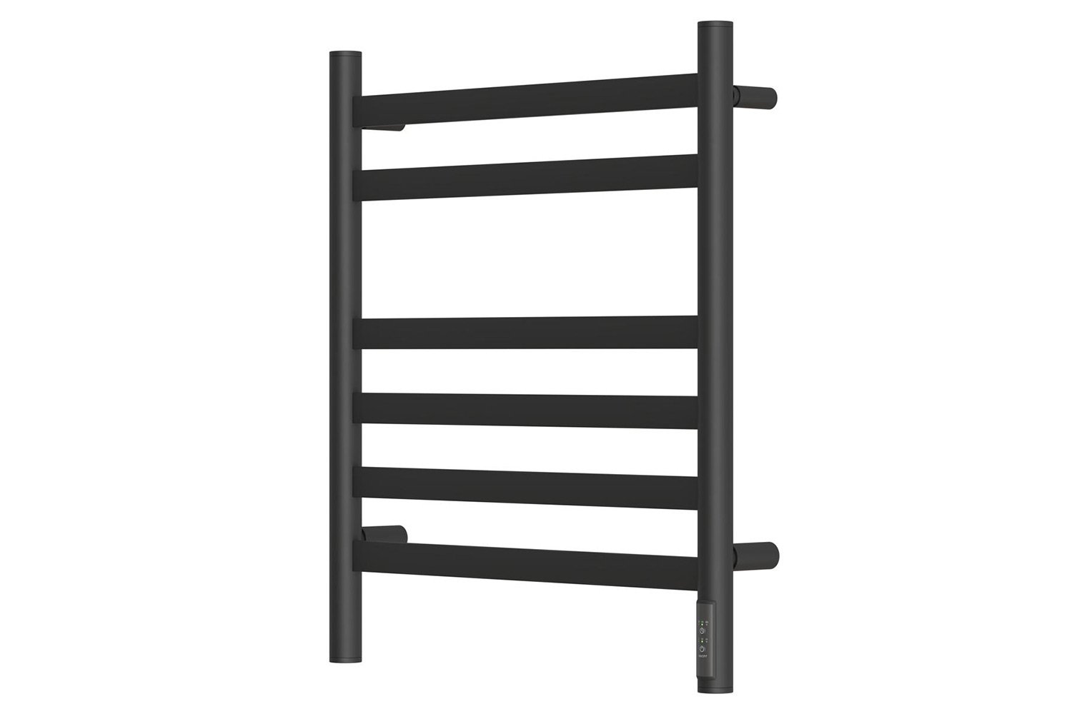 Полотенцесушитель электрический POINT Селена П6, черный PN16856B 53.2х60 см