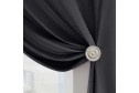 Штора MICASA Janelle 145х260 см, 1 шт., цвет графит