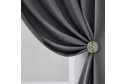Штора MICASA Lany 150х280 см, 1 шт., цвет графит