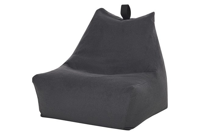 Изображение товара Кресло Леовиль из велюра 99х94х80 см графит комфорт и стиль