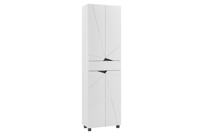 Изображение товара Пенал напольный Домино Vector 55 DV6605PR Напольный, 55х195х31.6 см, Универсальный