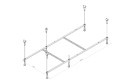 Каркас для ванны 170х70 AM.PM Func W84A-170-070W-R 164х56х58 см