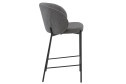 Стул барный Stool Group Тисдейл 56х94.5х56 см, цвет обивки тёмно-серый, ножек чёрный