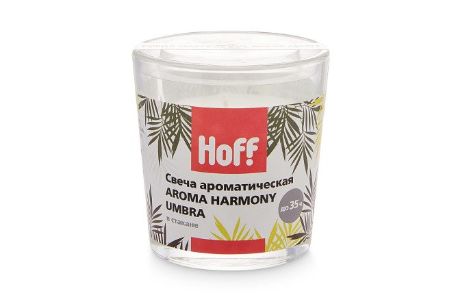 Изображение товара Свеча в стакане HOFF Umbra 8.5 см