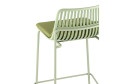 Стул барный Stool Group Louran 49х100х49 см, цвет сидушки зелёный, ножек зелёный