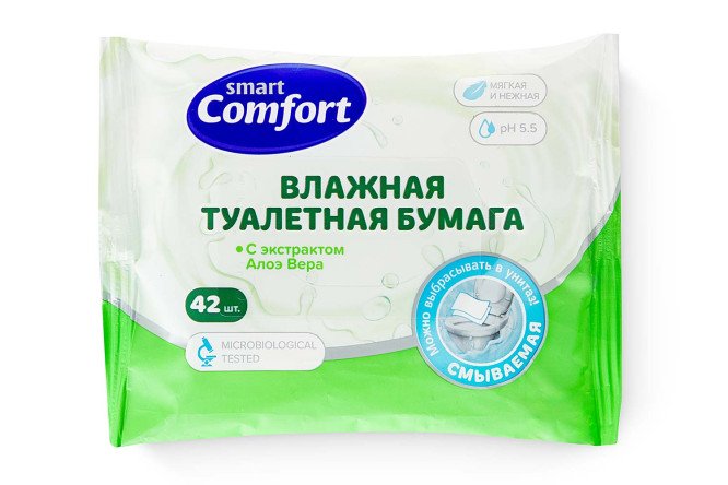 Изображение товара Влажная туалетная бумага 72053