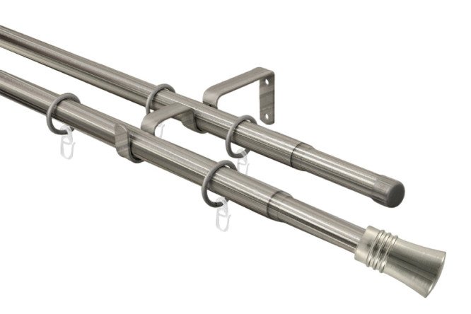 Изображение товара Карниз-телескоп двойной ARTTEX 246 587 раздвижной 160-300 см