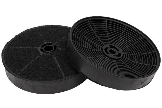 Изображение товара Комплект угольных фильтров KRONAsteel FK6 KRCF011 2 шт. черный для вытяжек