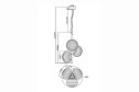 Светильник подвесной MAYTONI Modern Reels 8 кв.м., 32.5х60х32.5 см, E14