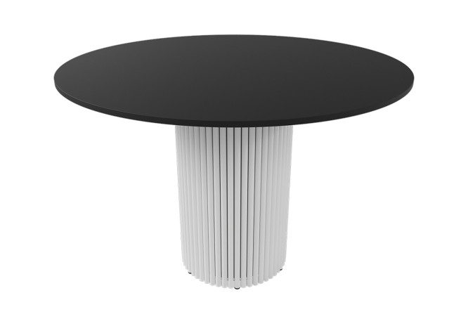 Изображение товара Стол Trubis Wood с трубчатым подстольем 110х75х110 см