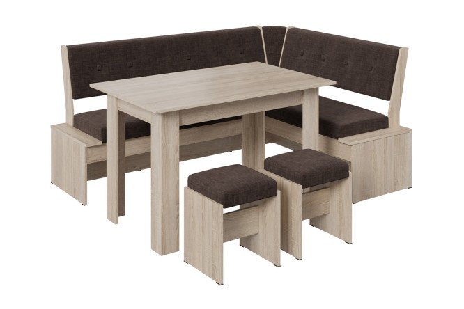 Изображение товара Кухонный уголок Торонто с универсальным углом 177х137х79.5 см - стильное решение для кухни