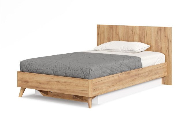 Изображение товара Кровать с подъёмным механизмом Марта 120х200 см дуб золотой