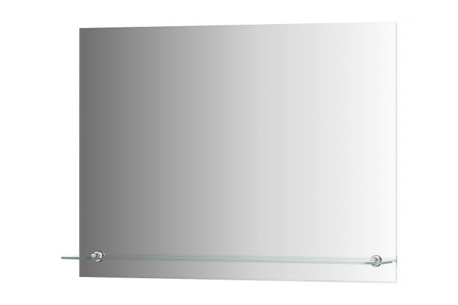 Изображение товара Зеркало настенное с фацетом и полочкой EVOFORM Attractive BY 0516 80х60 см