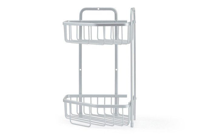 Изображение товара Полка угловая 2-ярусная BERKRAFT 73154 30x36x22 см