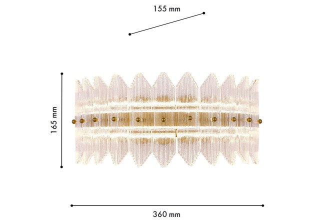 Бра FAVOURITE Misslamp 2 кв.м, LED