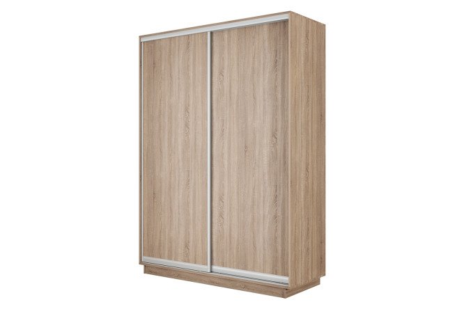 Изображение товара Шкаф-купе 2-дверный Slide-2 сонома/серебро 160x240x45 см