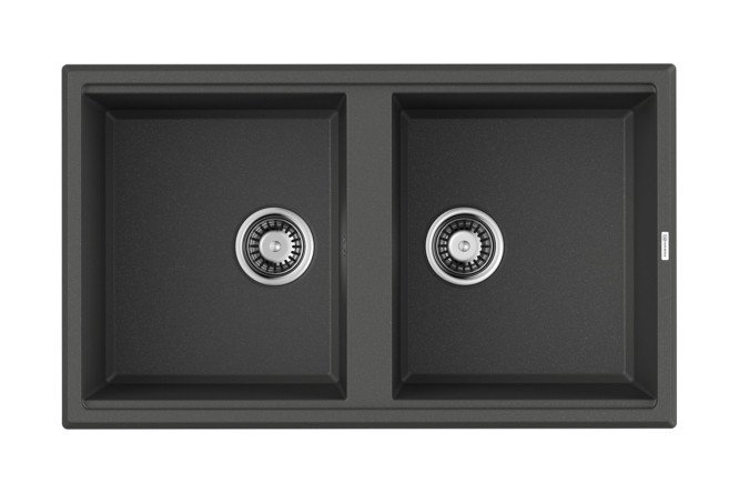 Изображение товара Врезная кухонная мойка OMOIKIRI Tedori 86-2-PL из Tetogranit 86х51х20 см