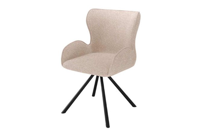 Изображение товара Стул поворотный 311SD - велюровый, металл, до 190 кг