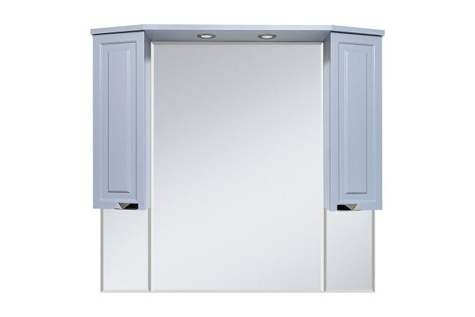 Изображение товара Зеркало-шкаф Терра 110 П-Тер02110-0501 с LED-подсветкой 110х100х21 см, Универсальный