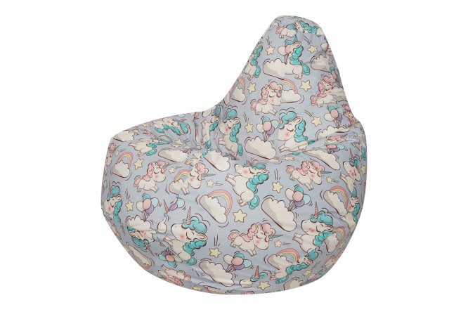 Изображение товара Кресло-мешок Единороги XXL (Большое)