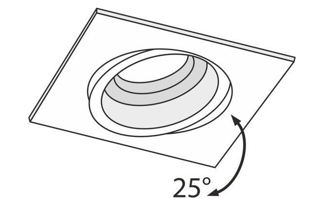 Светильник встраиваемый MAYTONI Downlight Atom 9.2x8x9.2 см, GU10
