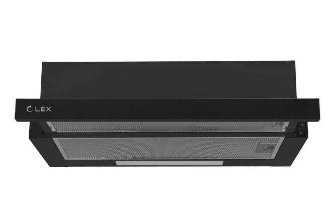 Изображение товара Вытяжка LEX Hermes G 600 Black черного цвета 60х16х28 см