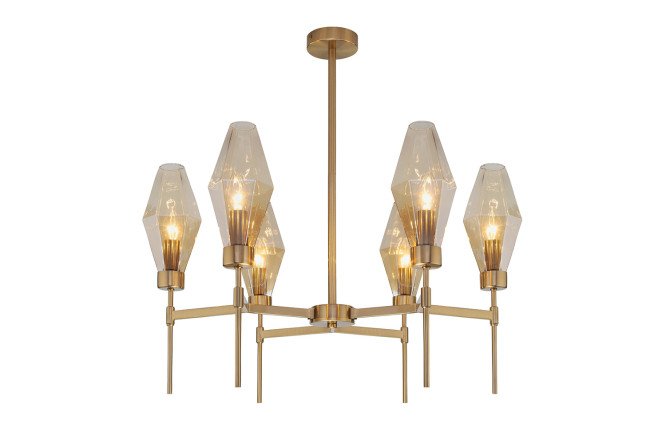 Изображение товара Потолочный светильник EUROSVET Prism 11 кв.м. E14 современный дизайн