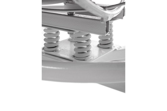 Фото 8 Кресло мини Папасан пружинка цвет каркаса белый, мягких элементов бордовый
