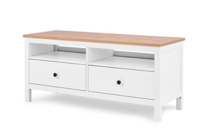 Изображение товара Тумба под ТВ Кымор из массива сосны 124х57 см стильная мебель для гостиной