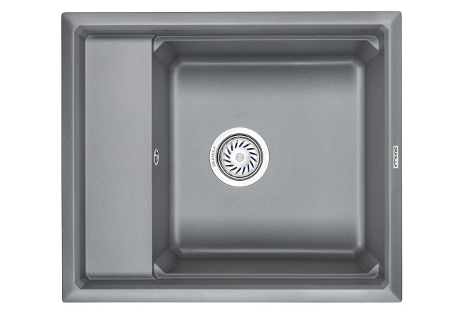 Изображение товара Мойка врезная с крылом GRANULA Kitchen Space 6004 60х51х24.5 см кварц