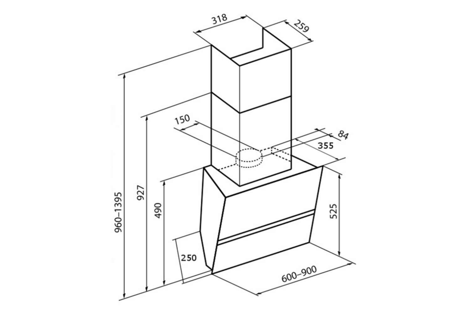 Вытяжка KHC 69080