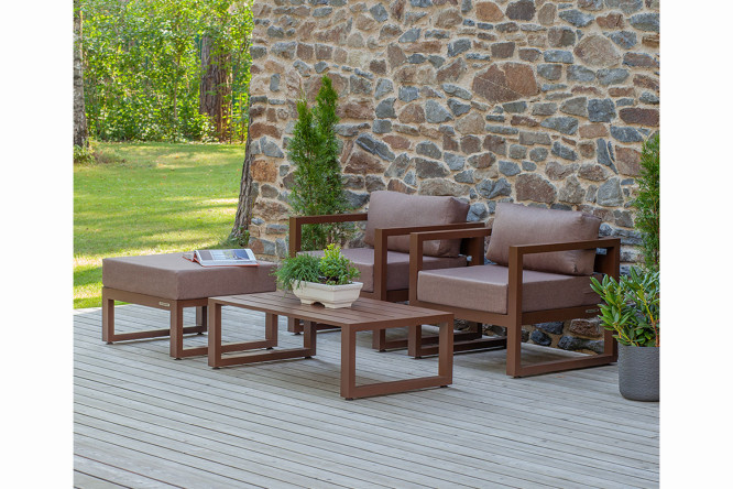 Изображение товара Набор садовой мебели Capri цвет коричневый